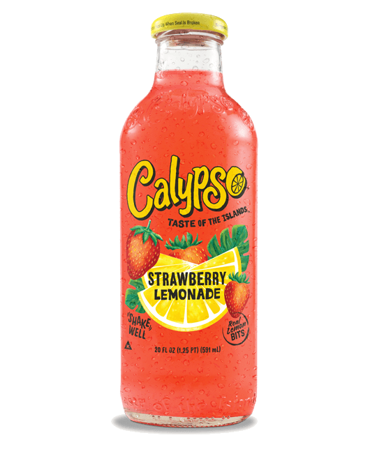 Calypso Drink, 20 ounce bottle, Strawberry Lemonade