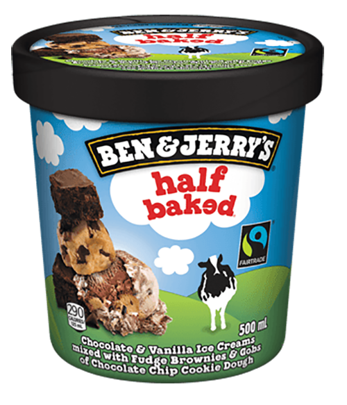 Ben & Jerry's Ice Cream, Pint - Half Baked