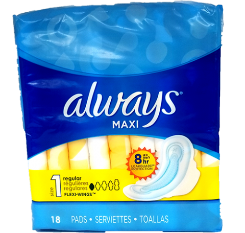 Always Maxi Pads - American Market