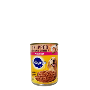 Pedigree Chopped Ground Dinner With beef